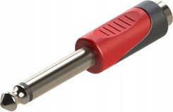 Redukcja Jack 6.3mm mono Gniazdo Rca