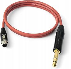 Do słuchawek Akg Beyerdynamic mini XLR-jack 6,3 Klotz-5m Red Stand Out