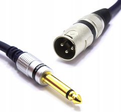 Kabel Mikrofonowy Jack 6,3 Mono Wtyk Xlr MK34 1M