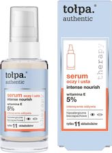 Tolpa Tołpa Authentic Serum Oczy I Usta Intense Nourish Intensywnie Odżywia 5% Beta-Witamina E 30ml