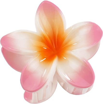 Miss Glow Klamra Szczęka Spinka Do Włosów Duża Kwiatek Kwiaty Żabka Hawajska