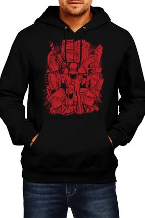 Akatsuki Group Herren Kapuzenpullover Bluzy Anime Manga Comics Japan Animation, Man S / Schwarz