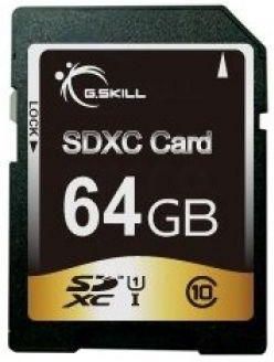 G.Skill SDXC 64GB Class 10 UHS-I (FF-SDXC64GN-U1)