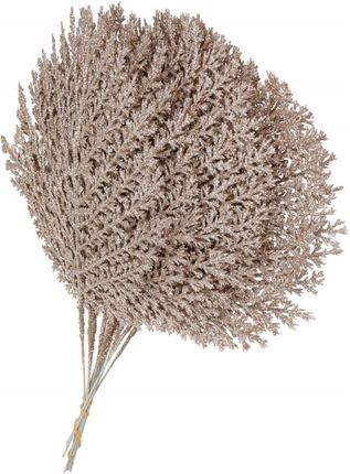 Deko GAŁĄZKA DEKORACYJNA ZŁOTA LIŚCIE Z BROKATEM 28CM (5024) - zdjęcie 2