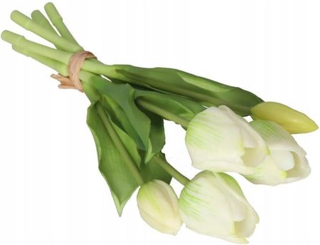 Deko TULIPANY BUKIET TULIPANÓW GUMOWE GUMOWANE JAK ŻYWE (616076) - zdjęcie 4