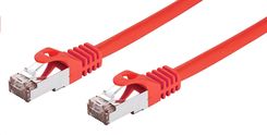 C-Tech Patchcord Cat6, Ftp, Czerwony, 0,5M (Cbpp6F05R)