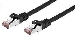 C-Tech Patchcord Cat6, Ftp, Czarny, 0,5 M (Cbpp6F05Bk)