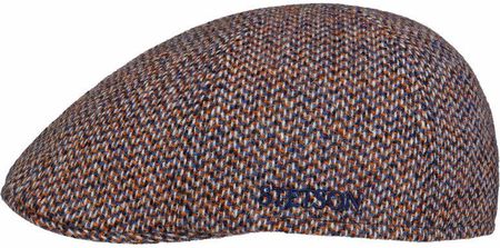 Stetson Texas Harris Tweed - 59 cm (L) Kolorowy tweedowy kaszkiet Kapelusze i czapki