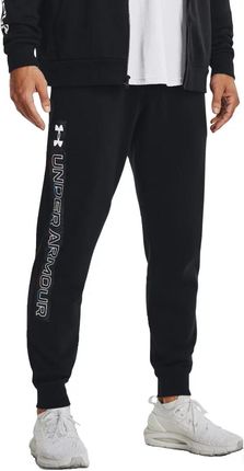 Under Armour Rival Fleece Graphic Joggers 1370351-001 : Kolor - Czarne, Rozmiar - M