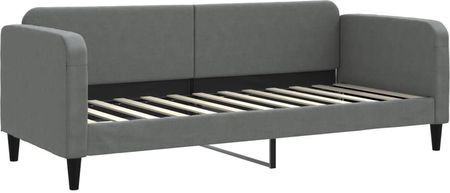 Dkd Home Decor Łóżko Dzienne Z Materacem Ciemnoszare 80X200 Cm Tkanina - zdjęcie 2