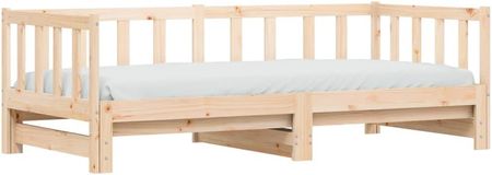 Dkd Home Decor Łóżko Rozkładane 90X190 Cm Lite Drewno Sosnowe - zdjęcie 2