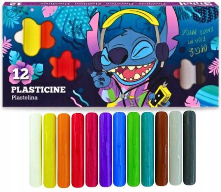 Wyprawka Stitch Szkolna Plastelina Kredki Klej Gumki Długopisy 44El Stich - zdjęcie 3