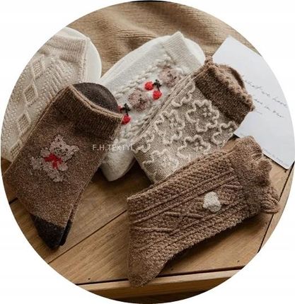 Skarpetki damskie Wełniane TERMICZNE ciepłe skarpety 5PAR ANGORA 39-42 - zdjęcie 3