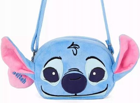 Disney Torebka welurowa na ramię mała STITCH na pasku 3D