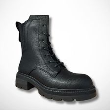 Czarne botki workery z eko skóry Jezzi RMR2221-24