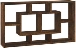 Zakito Półka Ścienna Dąb 85X16X47,5 8 Przegródek Montaż Niewidoczny (Z342592)