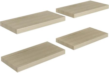 Zakito Stylowe Półki Ścienne Dębowy 50X23X3,8Cm (Z323873)