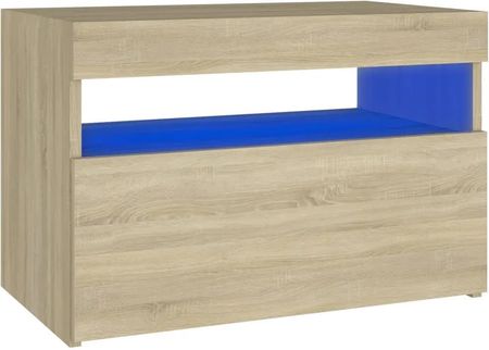 Zakito Szafka Nocna Led 60X35X40Cm Dąb Sonoma (Z3082780)