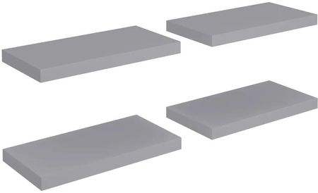 Zakito Stylowe Półki Ścienne 50X23X3,8Cm Szary (Z323852)