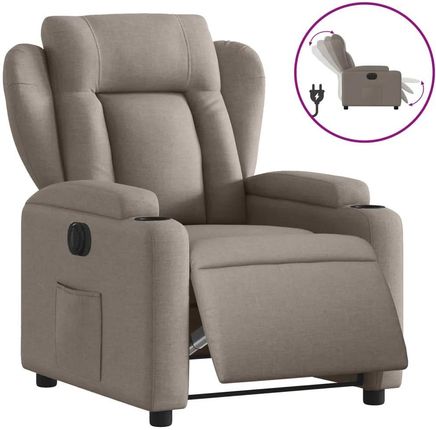Zakito Fotel Elektryczny Z Odchylanym Oparciem Taupe 77X94,5X100Cm (Z3204466)
