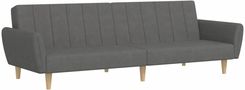 Zakito Rozkładana Sofa 2 Osobowa 220X84,5X69Cm Jasnoszary (Z375852)