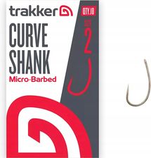 Trakker Haczyki Z Zadziorem Wędkarskie Curve Shank Hooks Micro Barbed R. 4