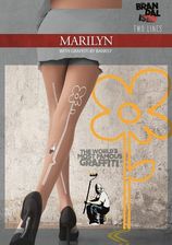 RAJSTOPY MARILYN BANKSY TWO LINES (kolor Beige, rozmiar 3/4)