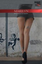 RAJSTOPY MARILYN BANKSY ANGELS (kolor Beige, rozmiar 3/4)