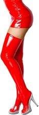 Zdjęcie Wetlook Glossy Isla stockings czerwony (kolor czerwony, rozmiar M) - Lubin
