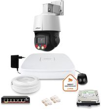 Zdjęcie Dahua Zestaw Monitoringu Ip Kamera Obrotowa 4Mpx Dysk 1Tb (Z43167O1) - Strzyżów