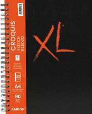 Canson Book Wire Bound Long Side XL Sketch Szkicownik A4 90G Portrait