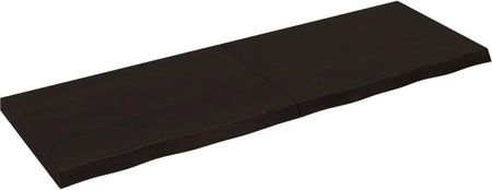 Zakito Drewniany Blat Łazienkowy 180X60X6Cm Ciemnoszary (Z3156264)