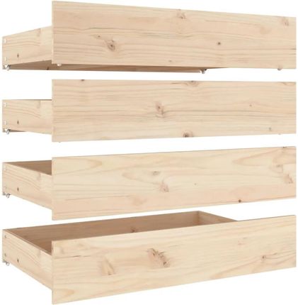 Zakito Szuflady Pod Łóżko Z Drewna Sosnowego 90X57X18Cm (Z814994)