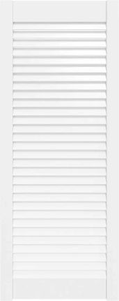 Zakito Drewniane Drzwiczki Żaluzjowe 99,3X39,4Cm Białe Wykończenie (Z151169)