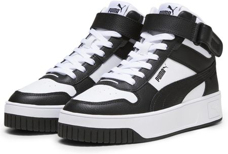 Damskie sneakersy Carina Street Mid PUMA White Black | Zbieraj punkty za zakupu! Odkryj program Decathlon Active!