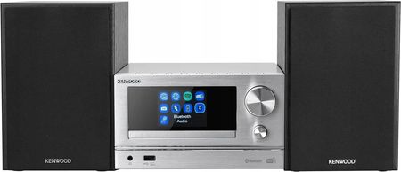 Wieża stereo Kenwood M-7000S-S zestaw stereo, czarny, z Bluetooth, USB, CD