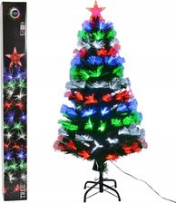 Zdjęcie Christmas Decoration Choinka Dekoracyjna Światłowodowa Multikolor 120cm - Bytom