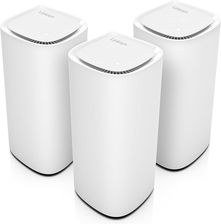 System Mesh Wi-Fi 7 Linksys Velop Pro 7 Mbe7003 10 Gb/S Do 825 M2 600 3 Szt