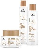 Schwarzkopf Professional Schwarzkopf Bc Time Restore Zestaw Do Włosów Dojrzałych 250Ml + 2X200Ml