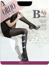 OBLIO BA4A BASIC Rajstopy 40 DEN 4-XL / NERO