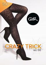 GATTA CRAZY TRICK Rajstopy wz. 02 Nero / 2-S
