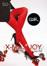 GATTA X-MAS JOY 03 Rajstopy 50 DEN 5-XL / Nero