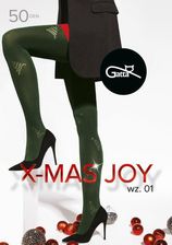 GATTA X-MAS JOY 01 Rajstopy 50 DEN 3-M / Nero