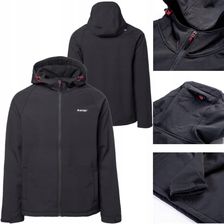 Kurtka męska Hi-Tec Męska kurtka przejściowa softshell z kapturem membrana 8000mm Neti II rozmiar XL - zdjęcie 1