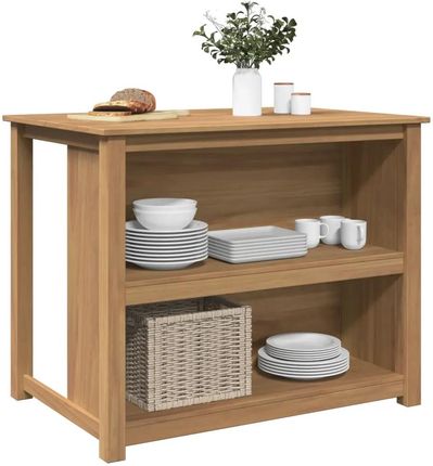 vidaXL Szafka kuchenna Panama, 112x77x90 cm, lite drewno sosnowe (4016388)