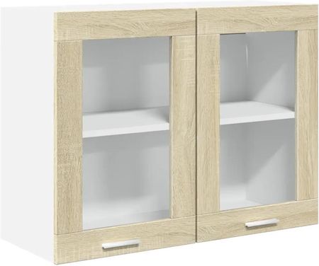vidaXL Zestaw 4 szafek kuchennych, dąb sonoma, materiał drewnopochodny (3307657) - zdjęcie 3