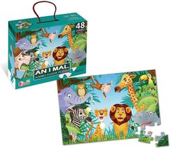 Zdjęcie Askato Puzzle 48 Jumbo Dżungla - Piaski