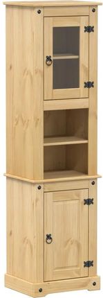 Zakito Europe Szafka Łazienkowa Corona Lite Drewno Sosnowe 50X40X185cm Miodowy Brąz (ZE4002792)