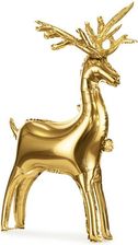 Zdjęcie Stojący Balon Foliowy Renifer 124x80cm Złoty - Mielec