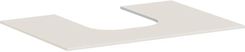 Hansgrohe Blat Łazienkowy Xevolos E 78X55X1cm Z Wycięciem Na Środku Do Umywalki Wpuszczanej 50 I 60cm Piaskowy Beż Mat 54208780 (D00058661)
